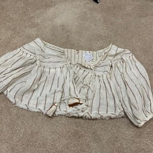 free people puff sleeve shirt